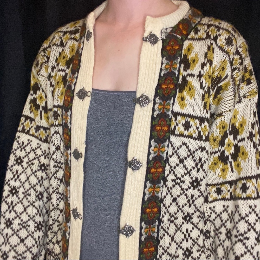 Vintage Norwegian Dirdalstrikk Cardigan